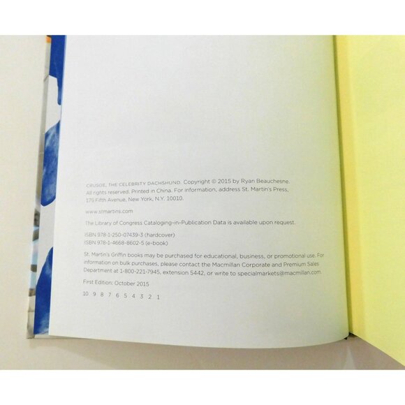 Crusoe Adventures Of The Wiener Dog Extraordinaire Ryan Beauchesne 2015 1st EdHB - Picture 4 of 7